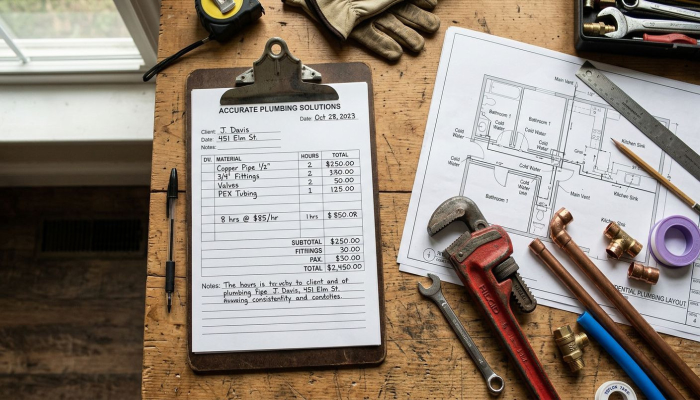 Les avantages d'une estimation claire avant tout travaux de plomberie